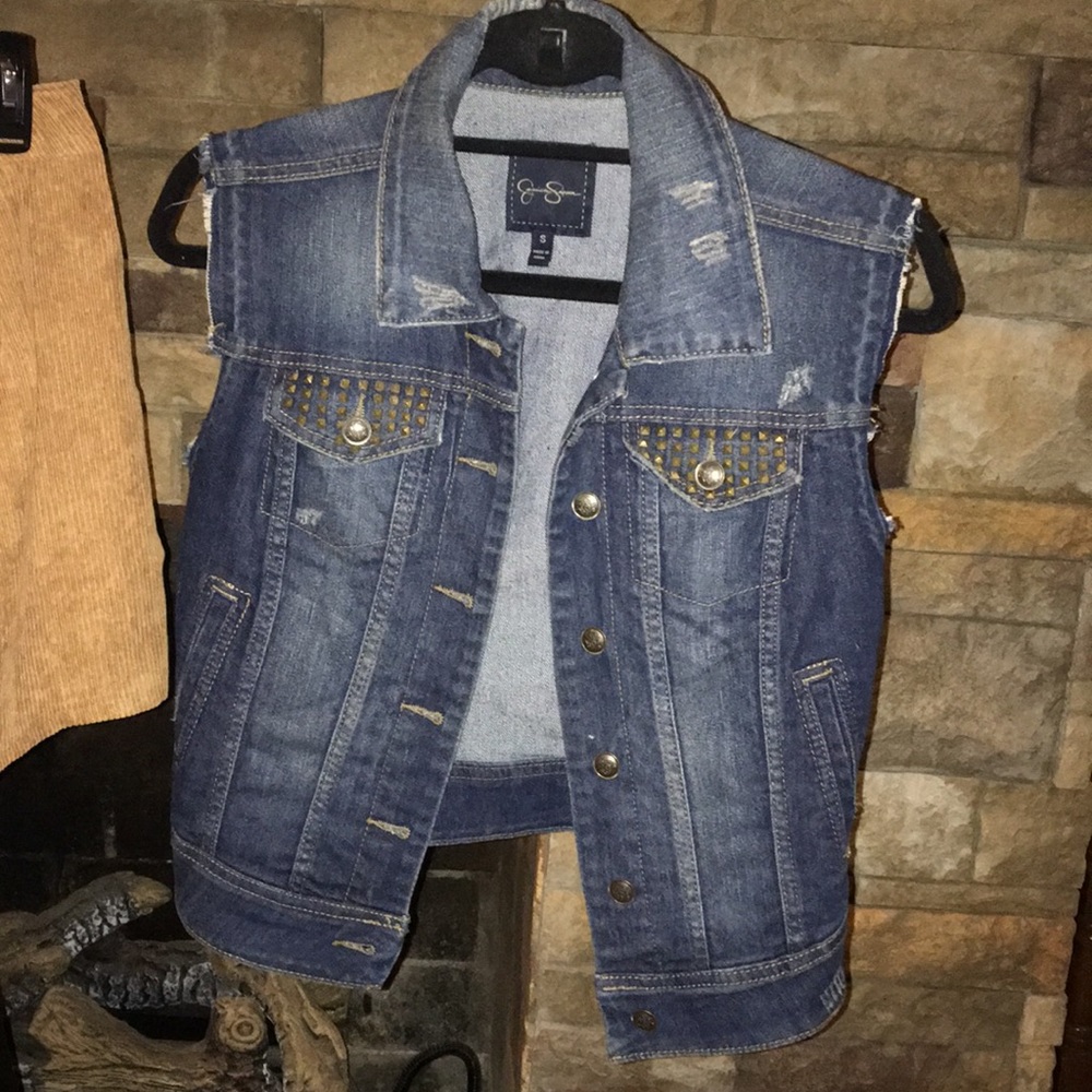 Jessica Simpson Denim Vest